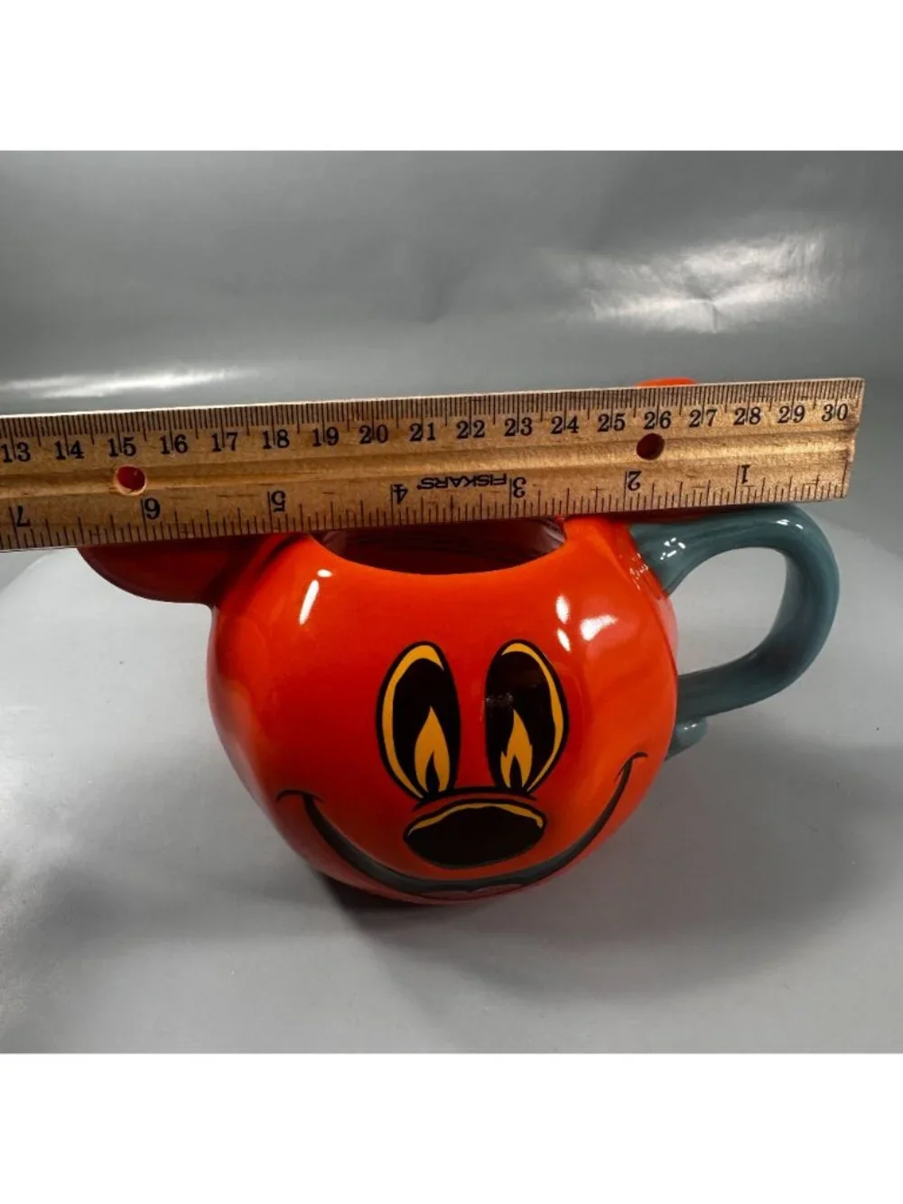 Disney Parks Mickey Mouse Mug Pumpkin Ceramic Halloween Jack Lantern 2023